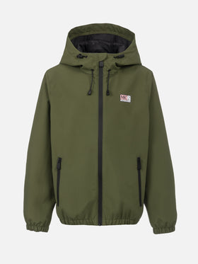 Boy hooded lightweight windbreaker Kauris Jr with Mickey Mouse print | DISNEY SPECIAL EDITION - MC2 Saint Barth