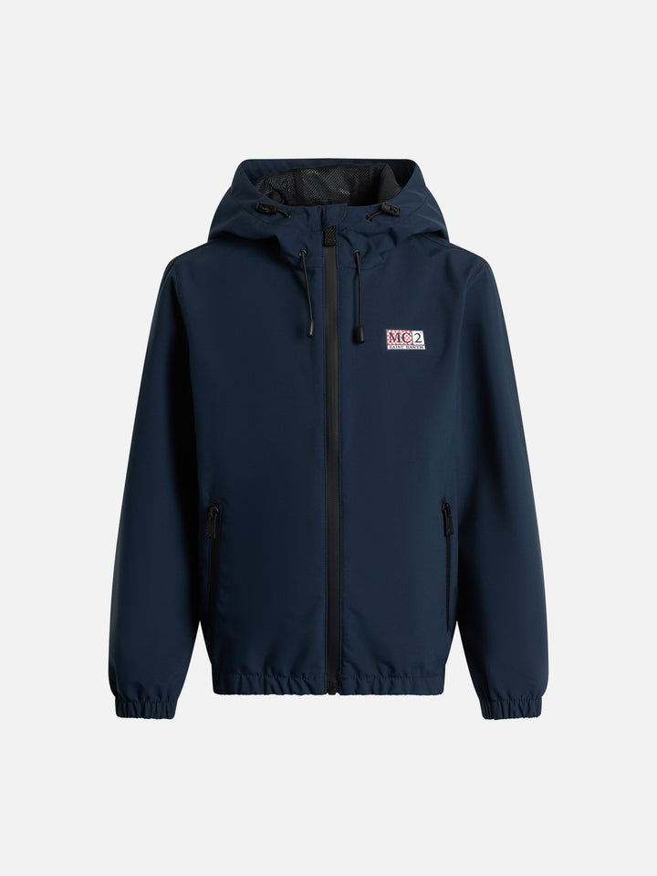 Boy hooded lightweight windbreaker Kauris Jr with Snoopy print | SNOOPY PEANUTS SPECIAL EDITION - MC2 Saint Barth