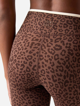 Legging Kaya à imprimé léopard 