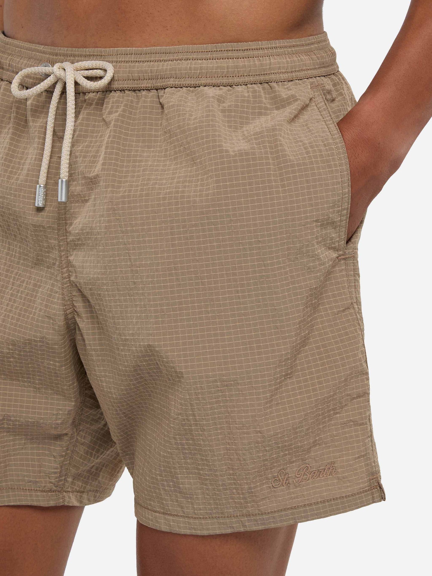 Mid-length swim shorts Katch in ripstop fabric