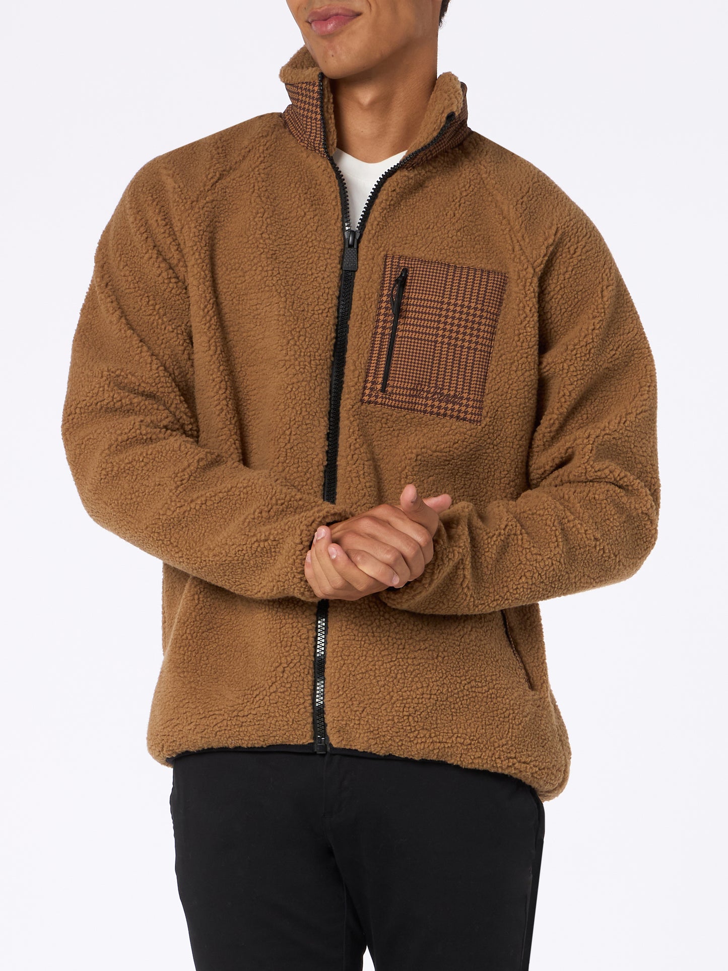 Man sherpa-fleece jacket Keystone - MC2 Saint Barth