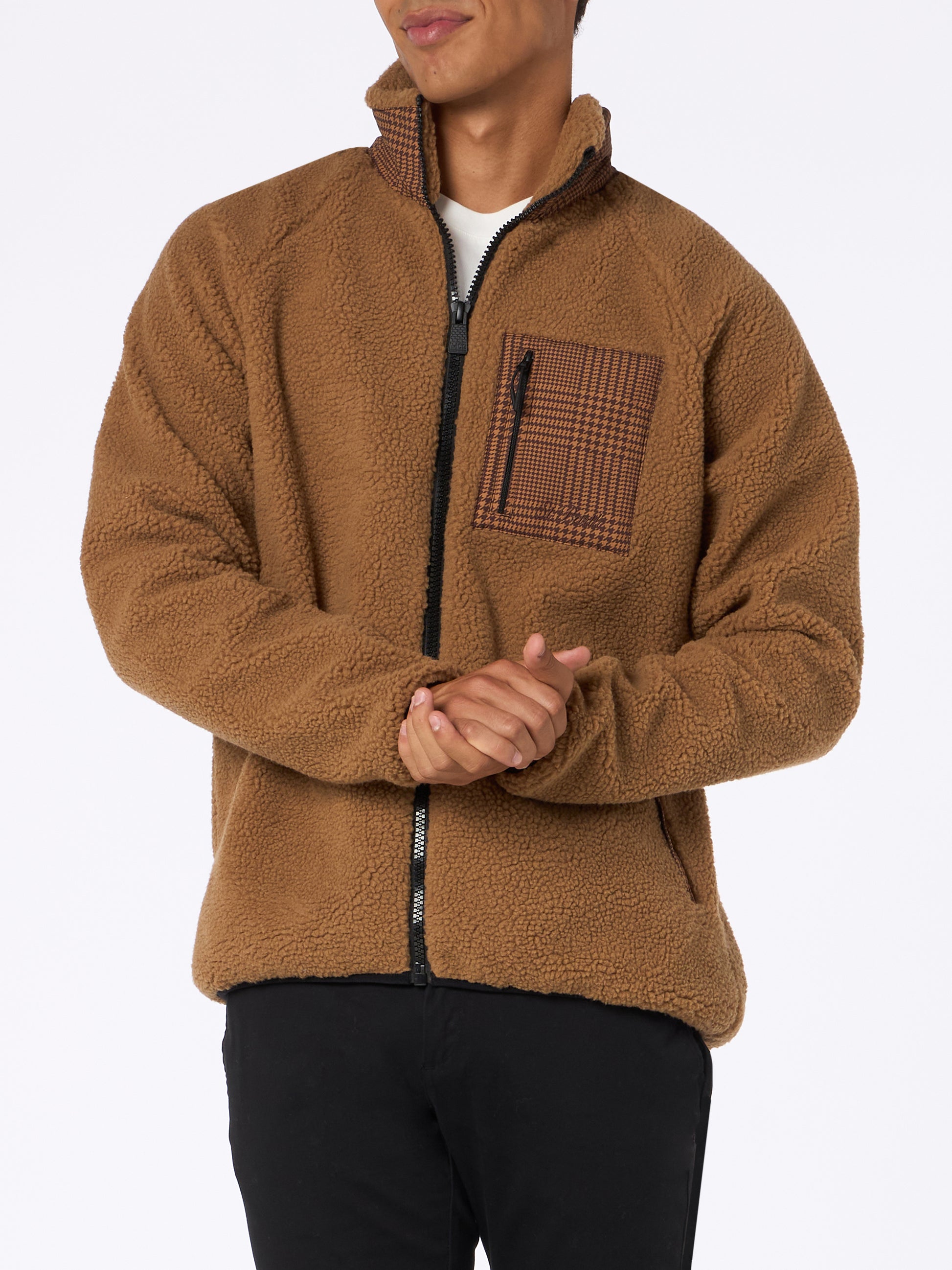 Man sherpa-fleece jacket Keystone - MC2 Saint Barth