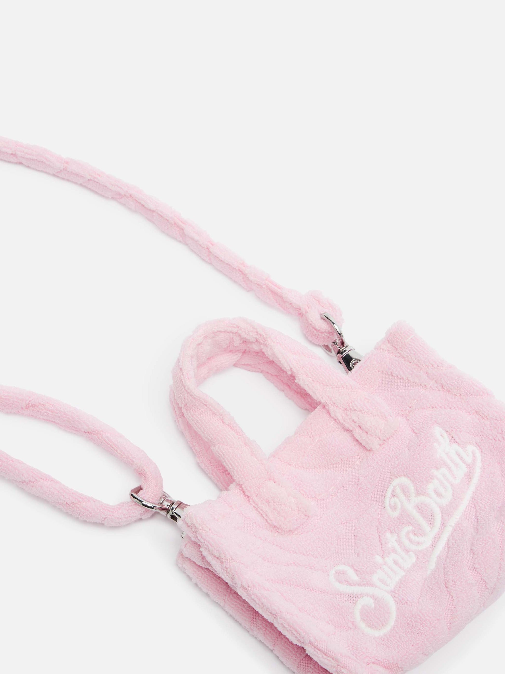 Light blue embossed terry Key Holder - MC2 Saint Barth