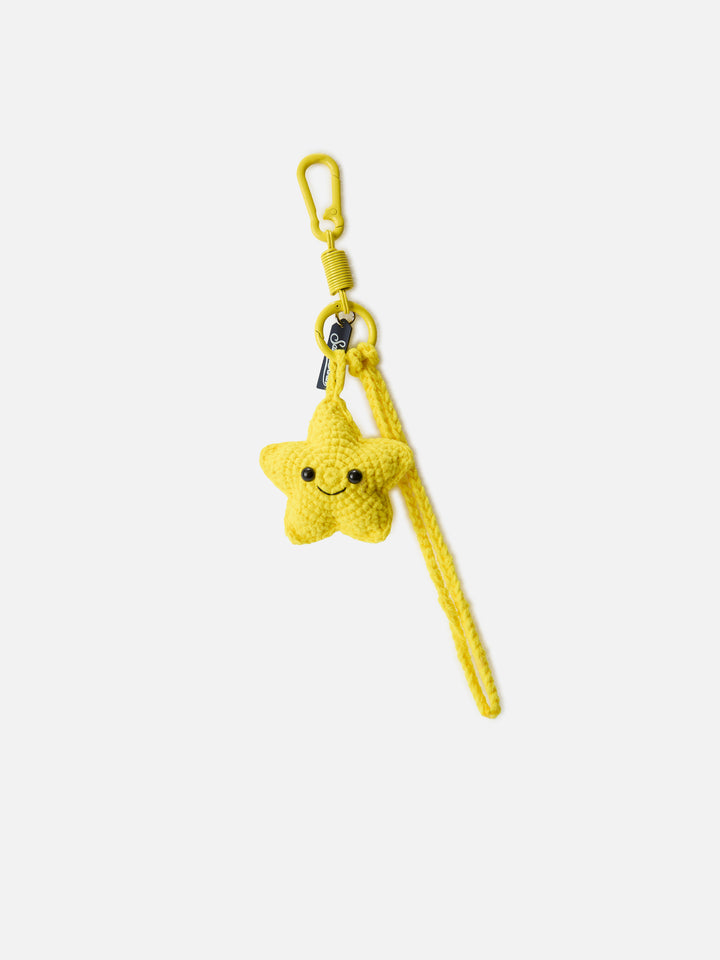 Funny bag Charm with crochet star