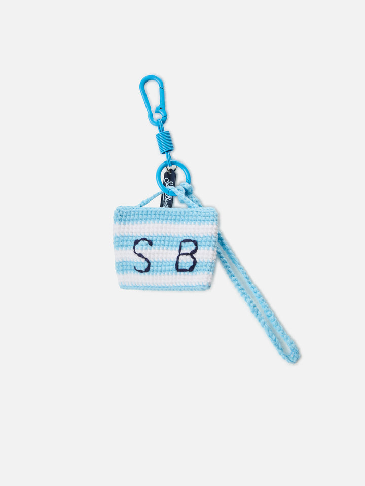 Funny bag Charm  with crochet bag