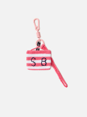 Funny bag Charm with crochet bag