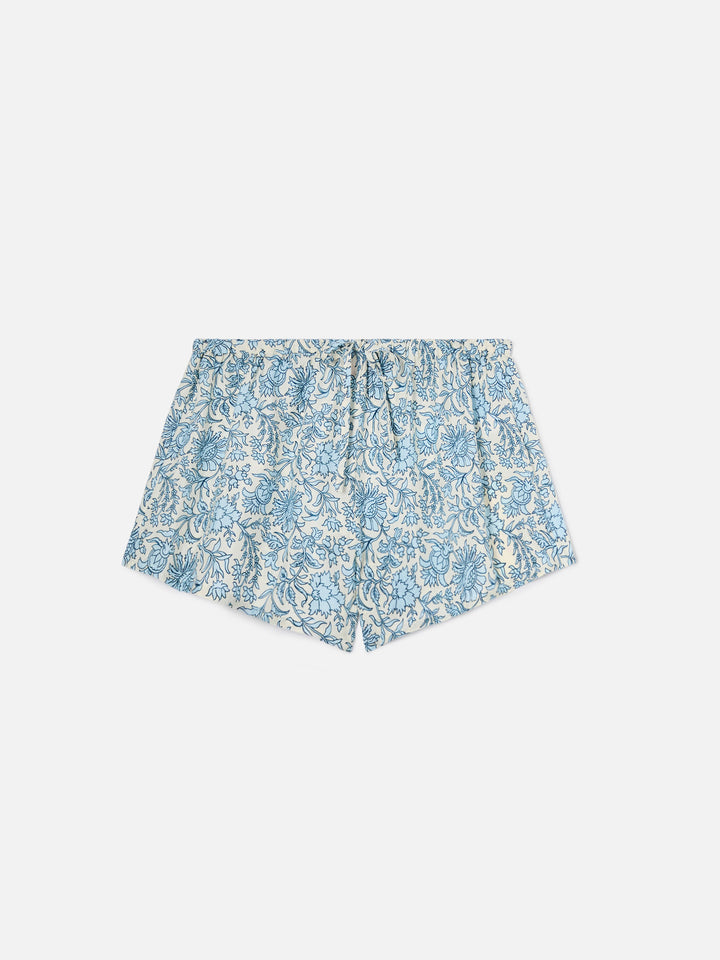 Shorts Kammy in seta con stampa batik floreale