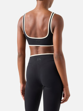 Top fitness Kassie bianco panna