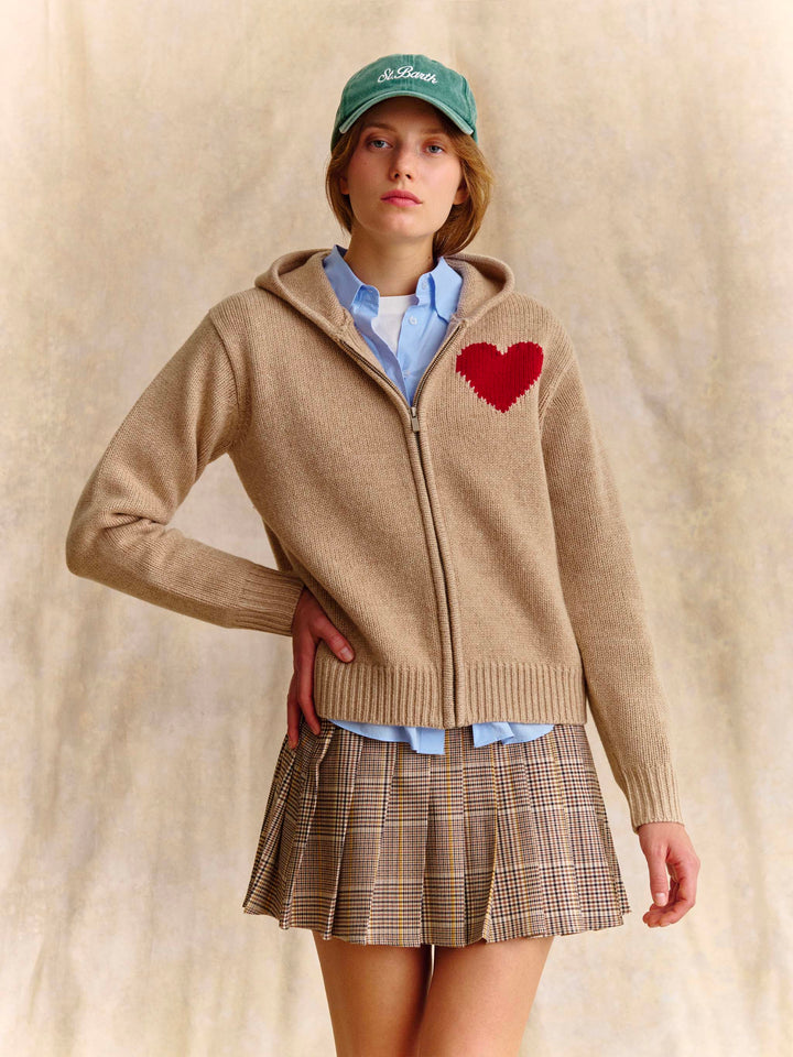 Minigonna Blay in flanella con motivo tartan