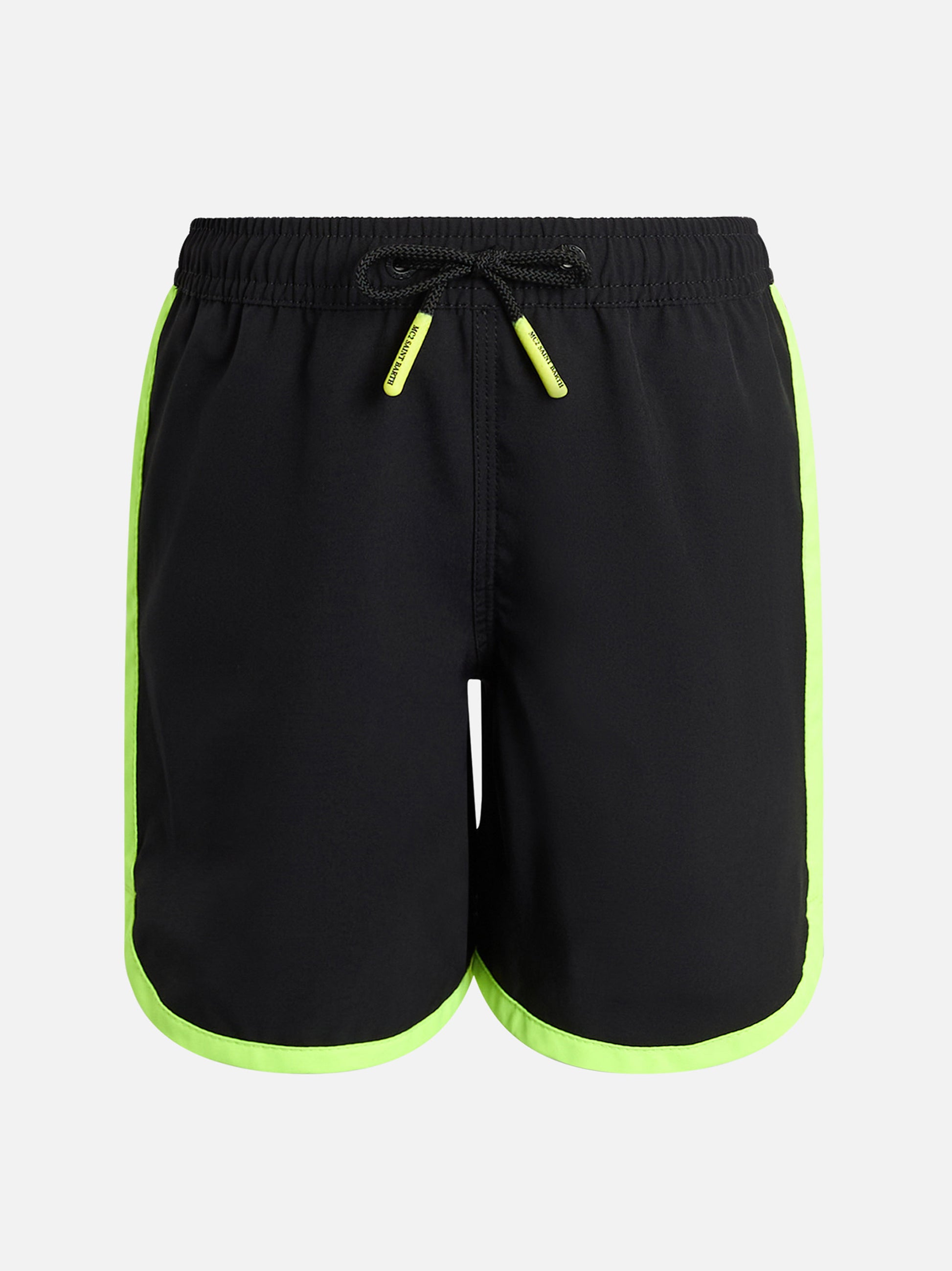 Boy long lentgh black swim shorts Kyte Comfort Jr - MC2 Saint Barth