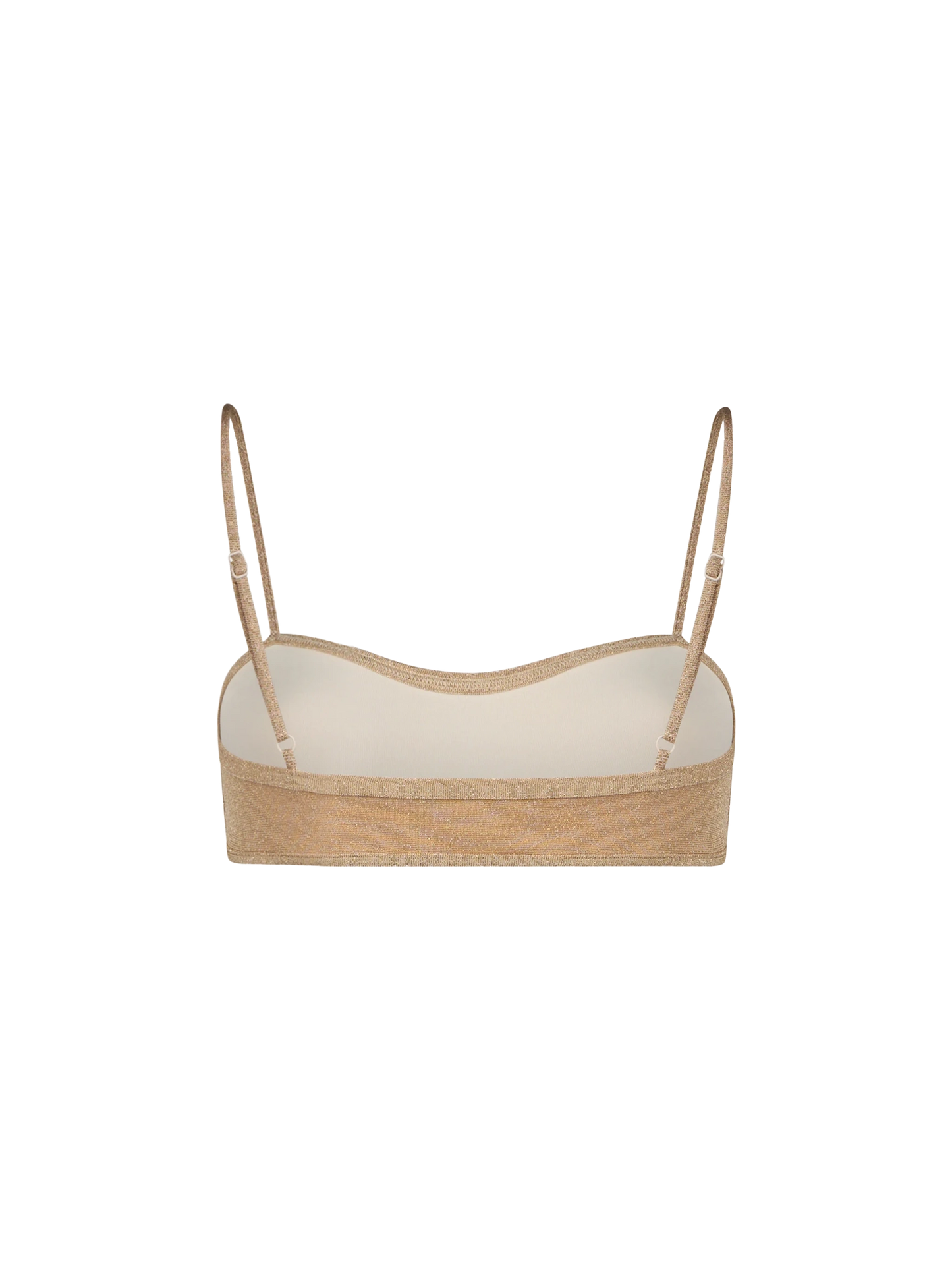 Woman lurex scooped bralette top swimsuit Laryn - MC2 Saint Barth