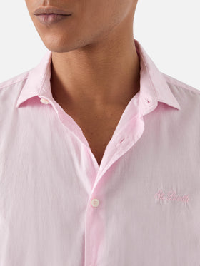 Pink Chemise shirt in pure cotton voile