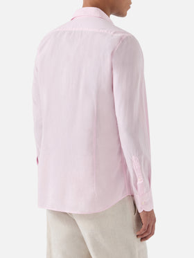 Pink Chemise shirt in pure cotton voile