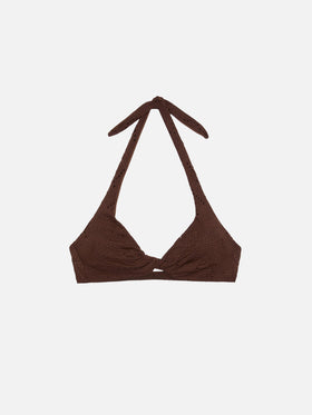 Leda Sangallo lace triangle bralette top