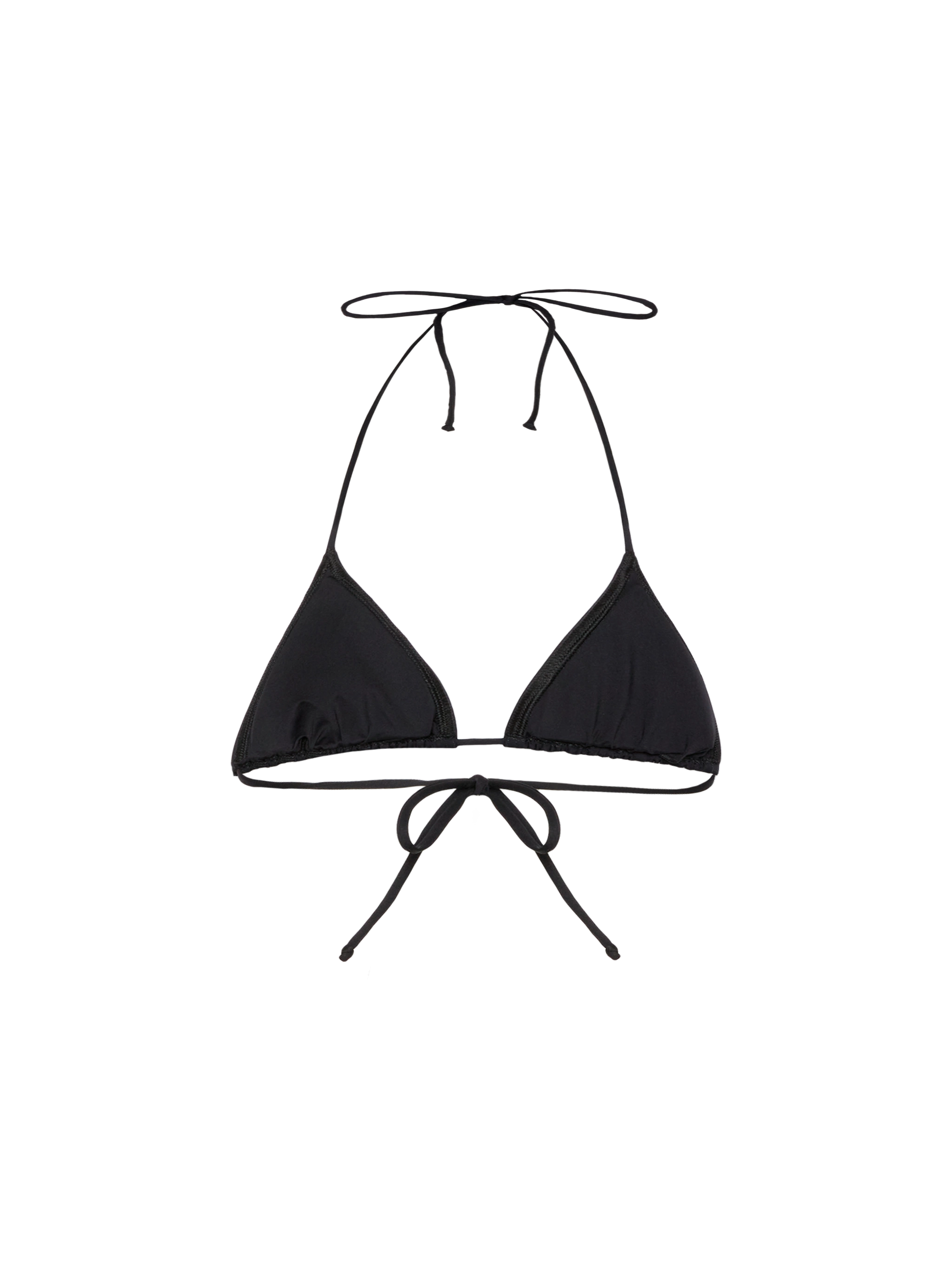 Leah black triangle top swimsuit - MC2 Saint Barth