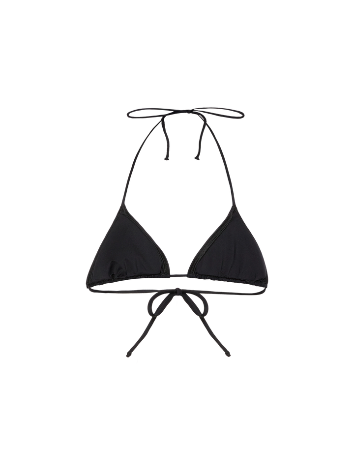 Leah black triangle top swimsuit - MC2 Saint Barth