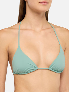 Bikini a triangolo classico Leah Marielle color verde salvia