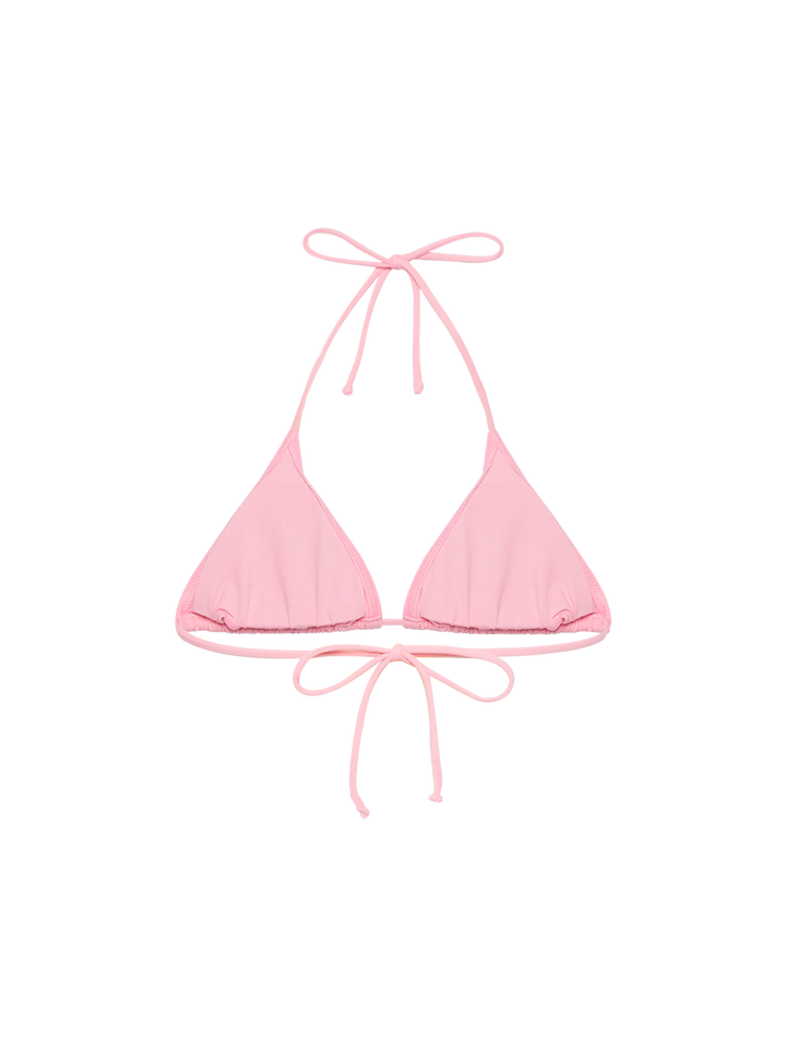 Leah pink triangle top swimsuit - MC2 Saint Barth