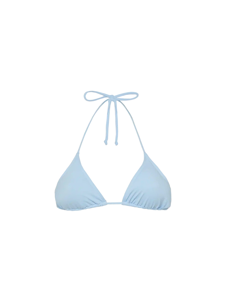 Leah light blue triangle top swimsuit - MC2 Saint Barth