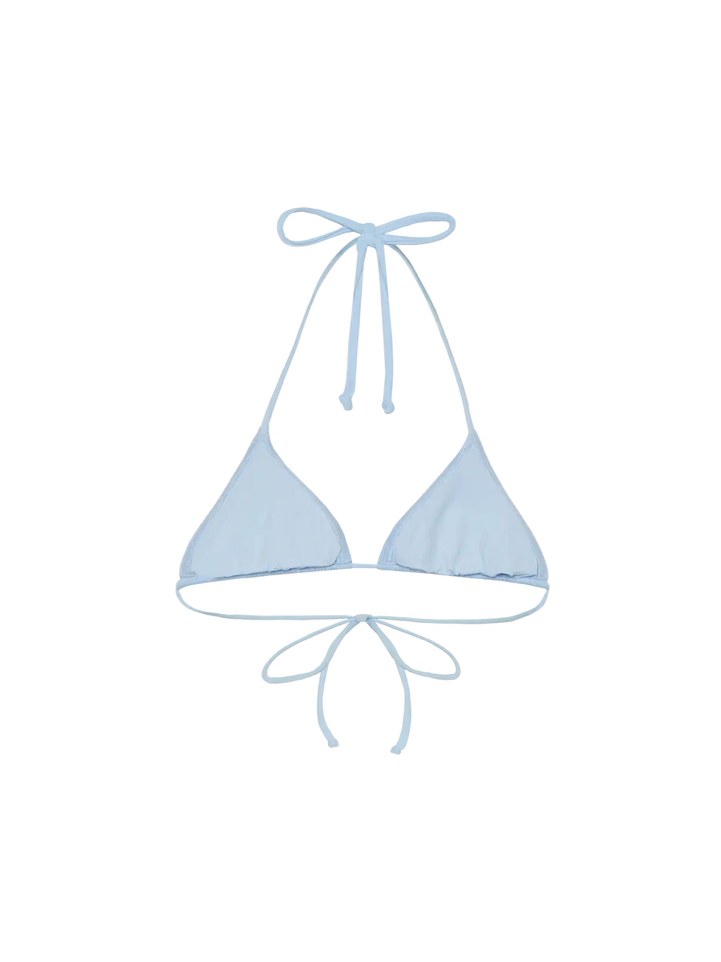 Leah light blue triangle top swimsuit - MC2 Saint Barth