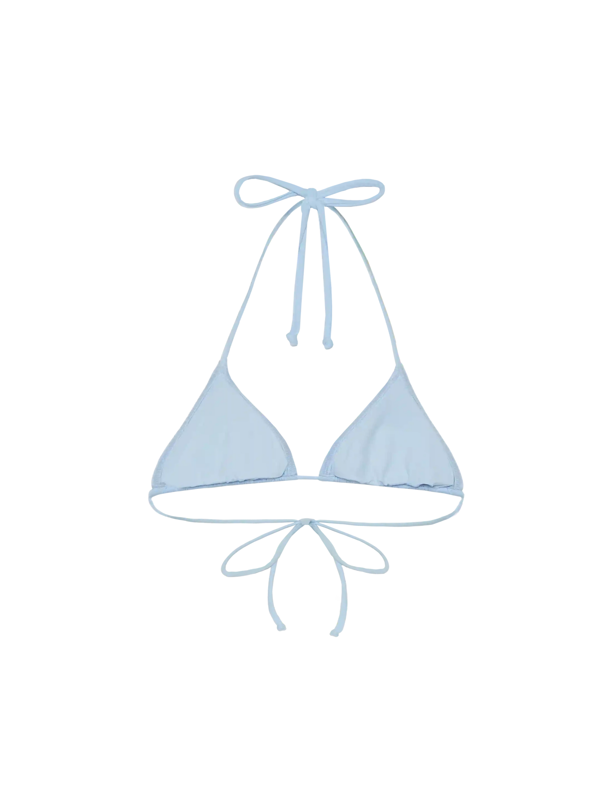 Leah light blue triangle top swimsuit - MC2 Saint Barth