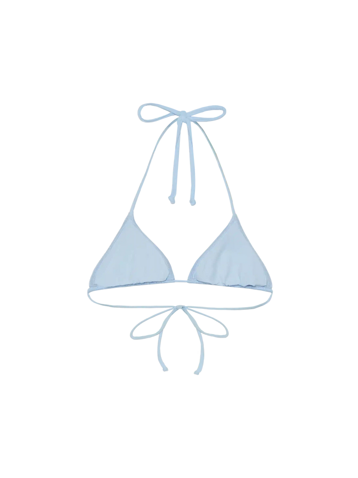Leah light blue triangle top swimsuit - MC2 Saint Barth