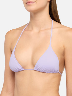 Leah top bikini triangolo lilla