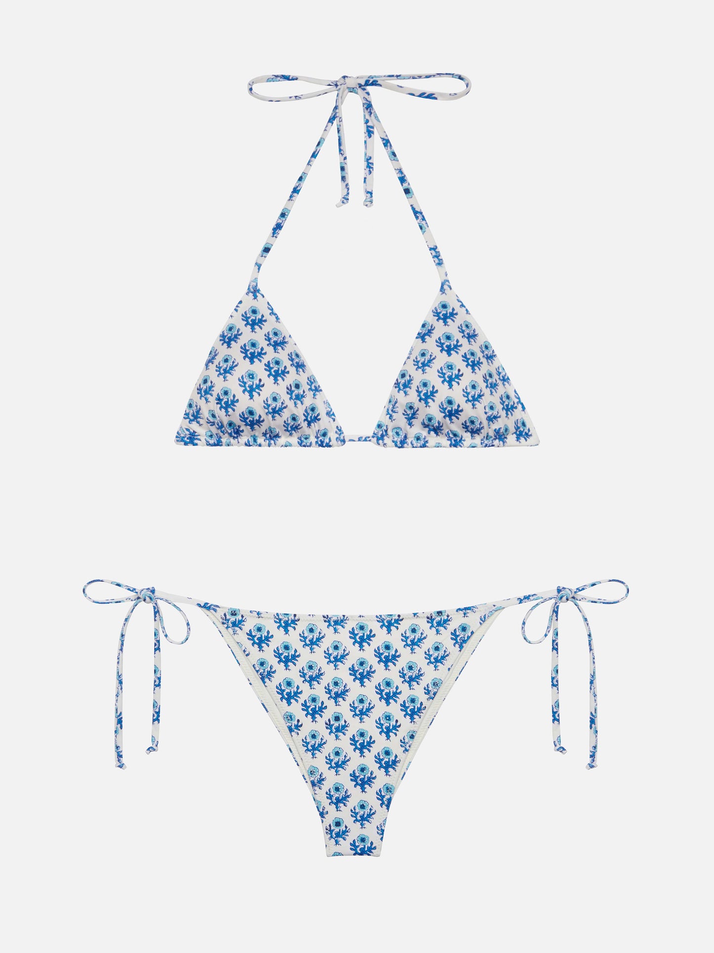 Bikini a triangolo Leah Marielle con stampa floreale