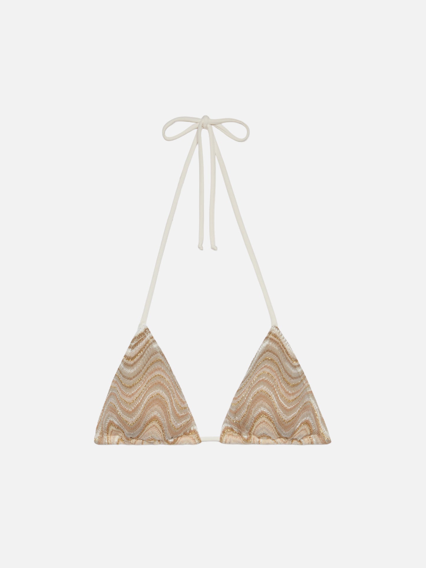 Leah raschel wave pattern triangle top