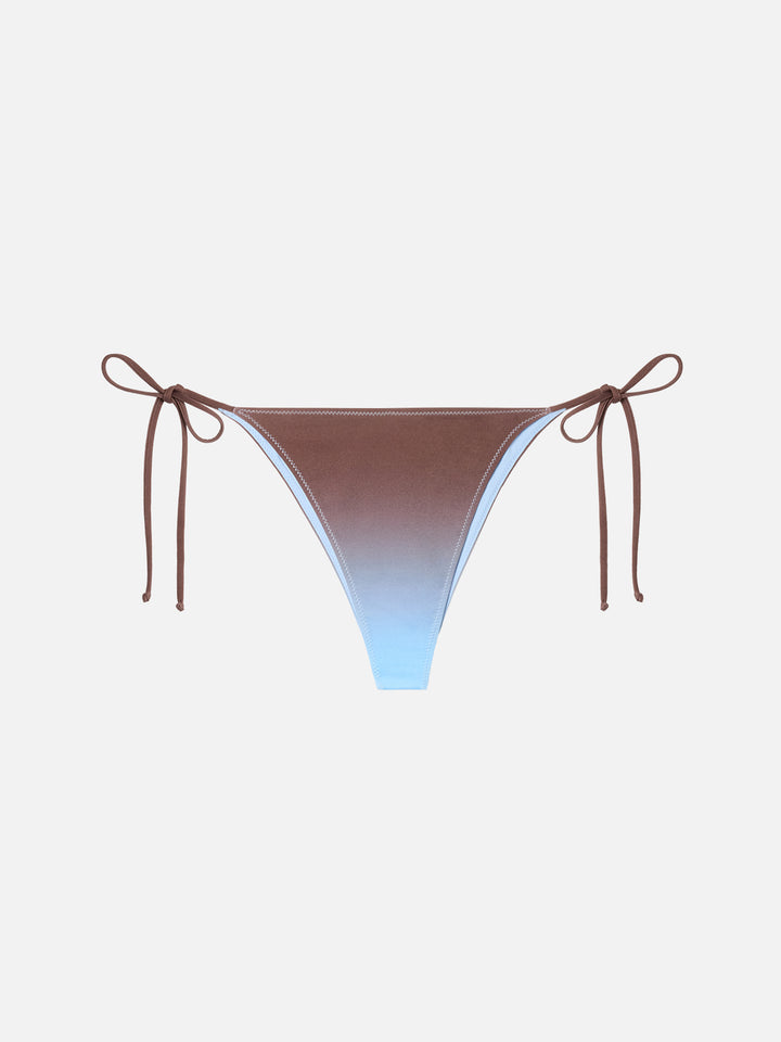 Classic triangle bikini Leah Marielle with gradient print