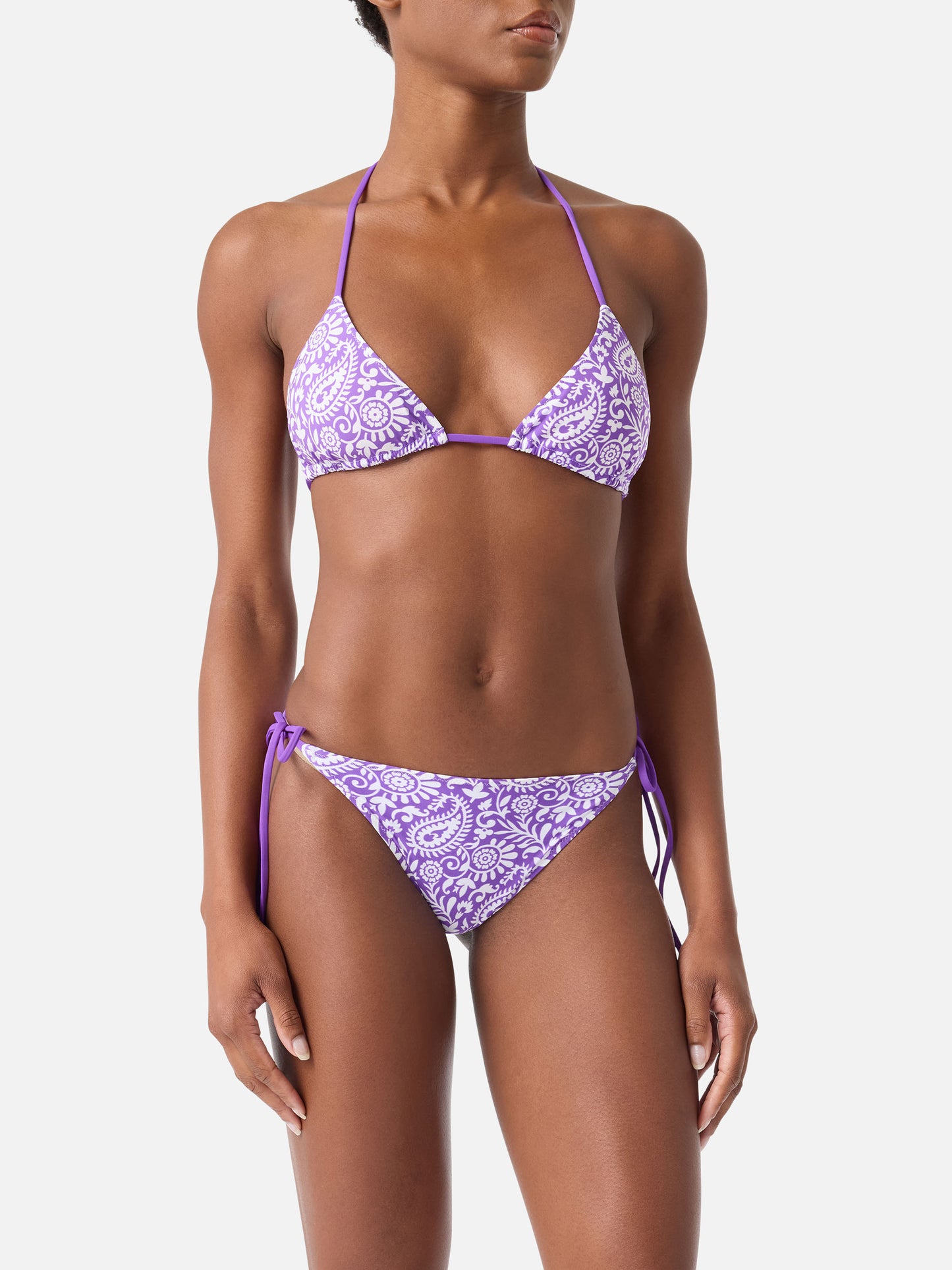 Bikini triangular Leah Marielle paisley 