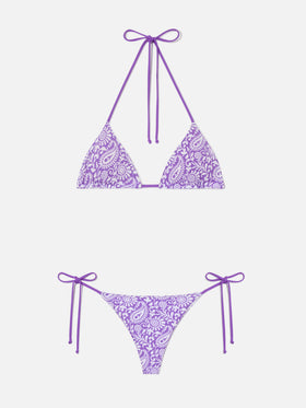Bikini triangular Leah Marielle paisley 