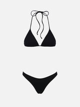 Schwarzer Triangel-Bikini für Damen Leah Naomi