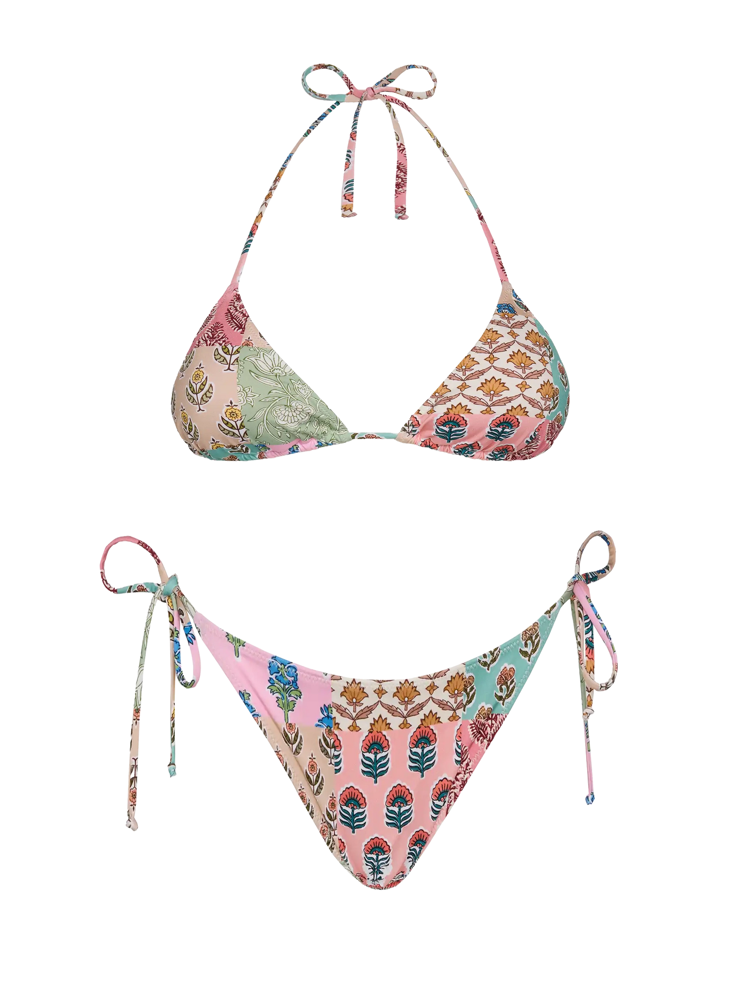 Triangle bikini Leah Virgo with floral print - MC2 Saint Barth