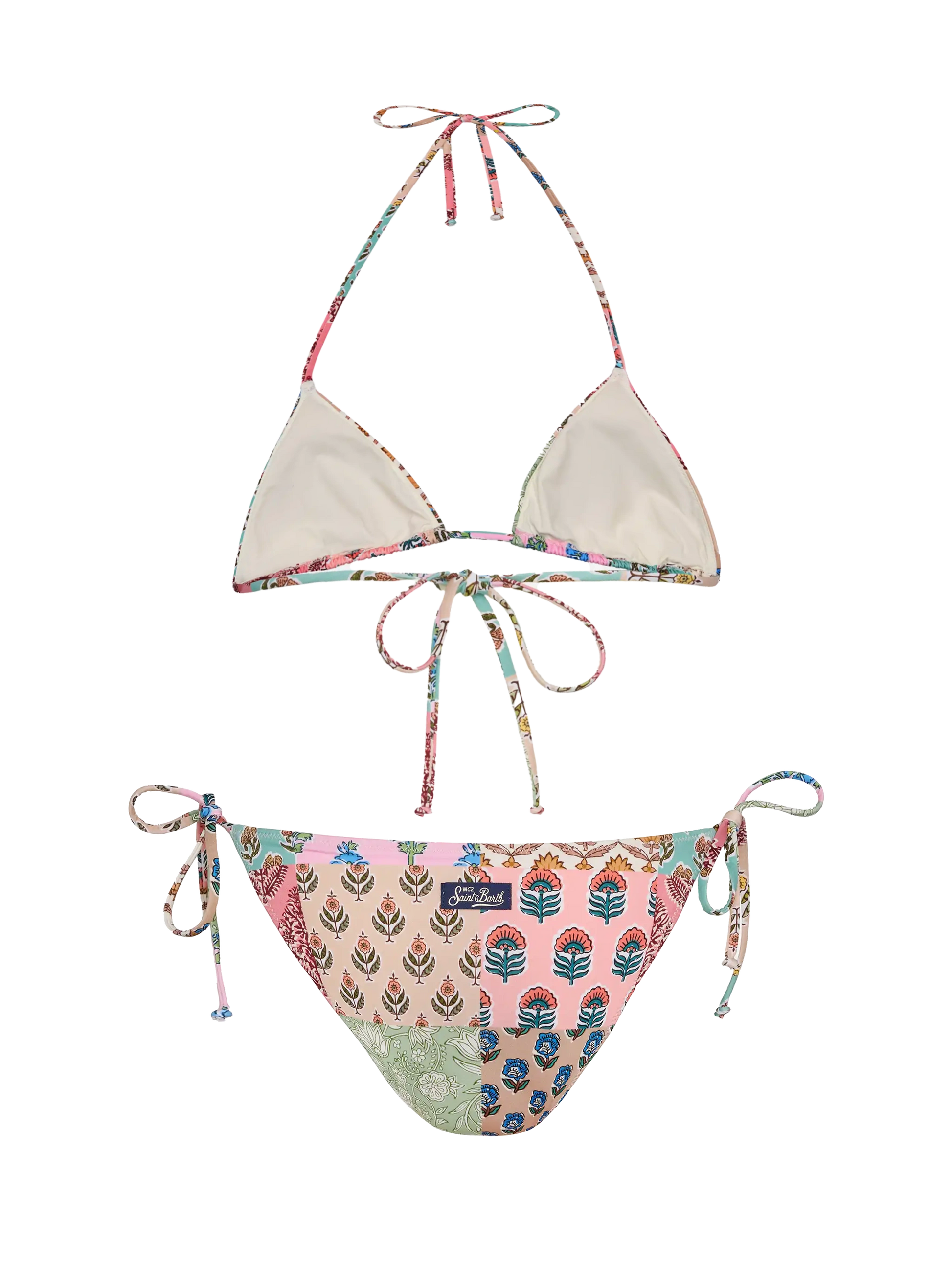 Triangle bikini Leah Virgo with floral print - MC2 Saint Barth