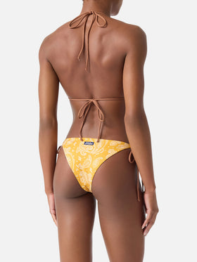Bikini bralette Elsa Marielle con estampado bluette 