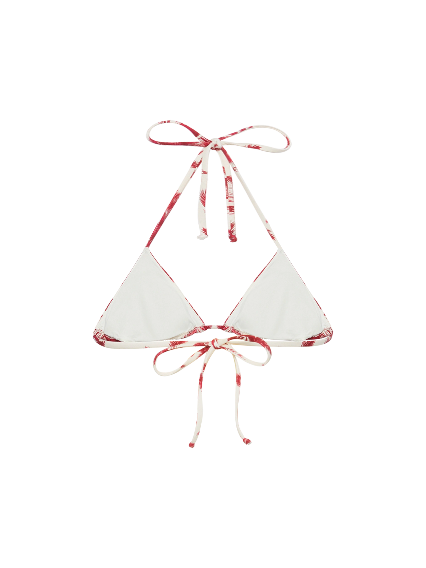 Leah triangle top swimsuit with toile de jouy print | AI CO-CREATED DESIGN BY RICKDICK - POWERED BY RED-EYE - MC2 Saint Barth