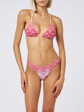 Damen-Triangel-Bikini Leah Naomi aus Raschelstrick 