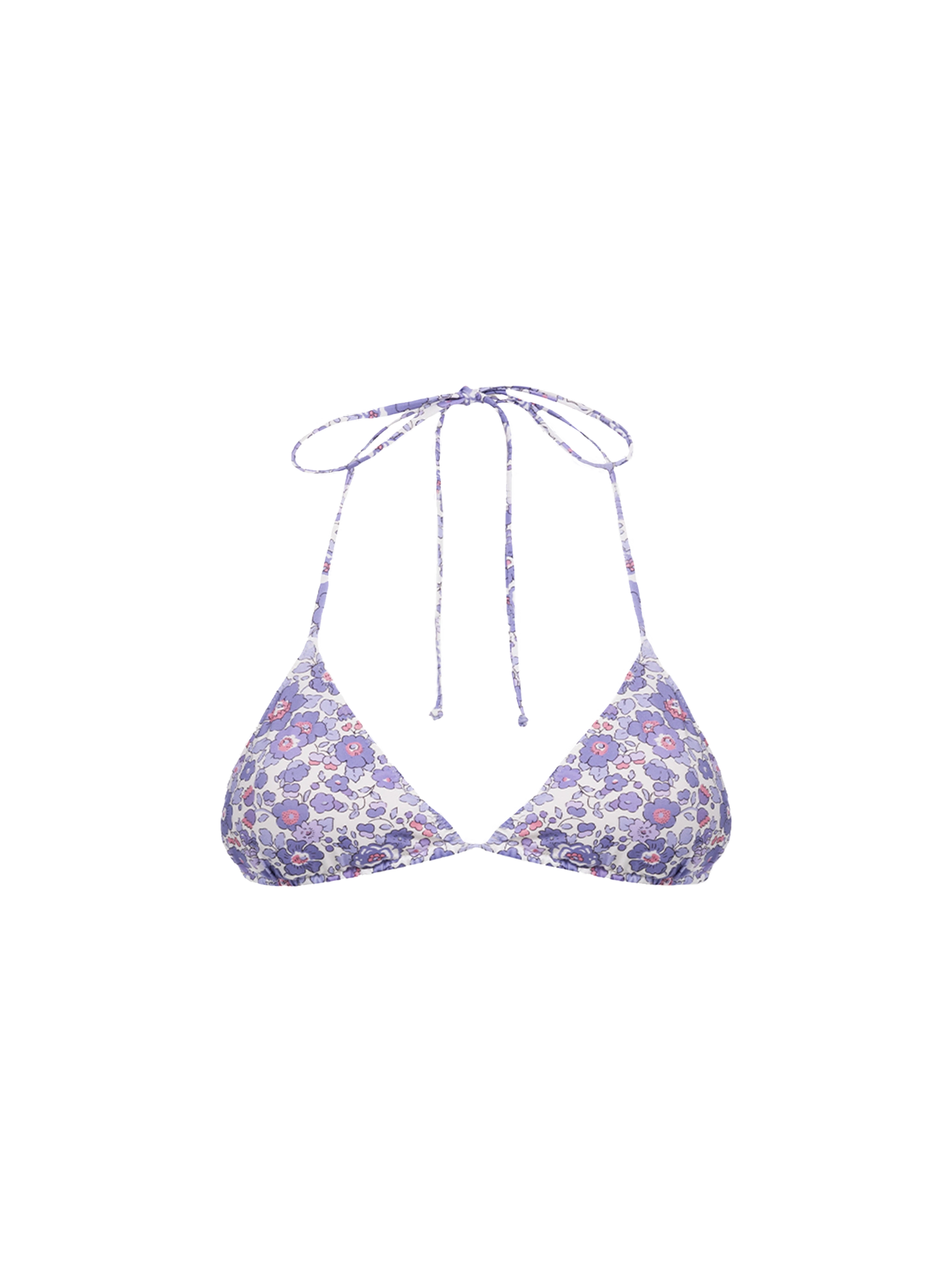 Woman Betsy triangle top swimsuit Leah | MADE WITH LIBERTY FABRIC - MC2 Saint Barth