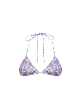 Woman Betsy triangle top swimsuit Leah | MADE WITH LIBERTY FABRIC - MC2 Saint Barth