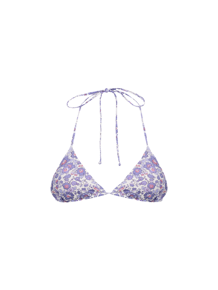 Woman Betsy triangle top swimsuit Leah | MADE WITH LIBERTY FABRIC - MC2 Saint Barth