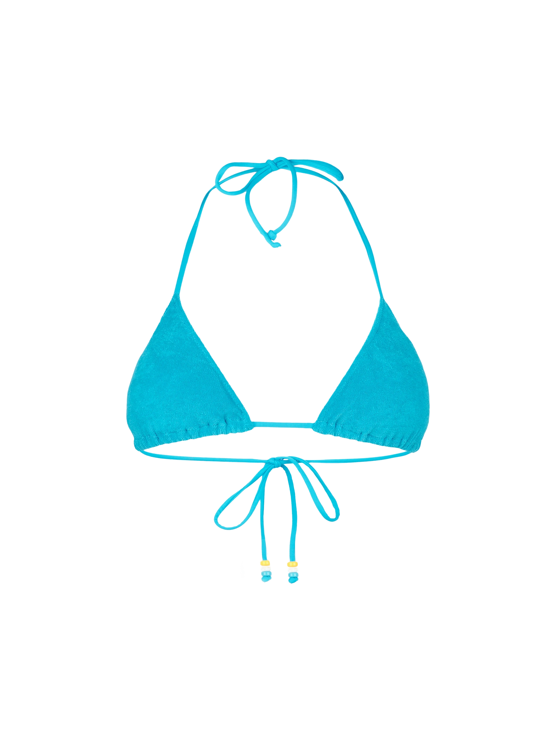 Woman terry triangle top swimsuit with charms - MC2 Saint Barth