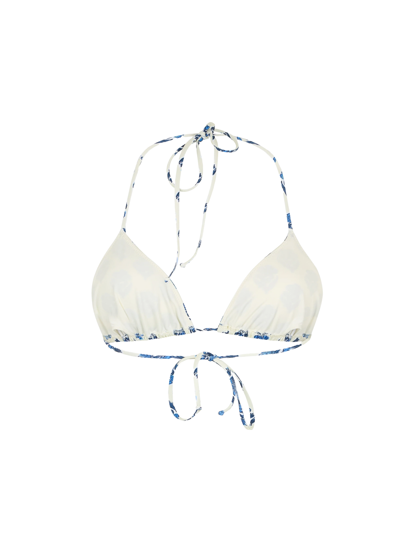 Woman jaipur flower triangle top swimsuit Leah - MC2 Saint Barth