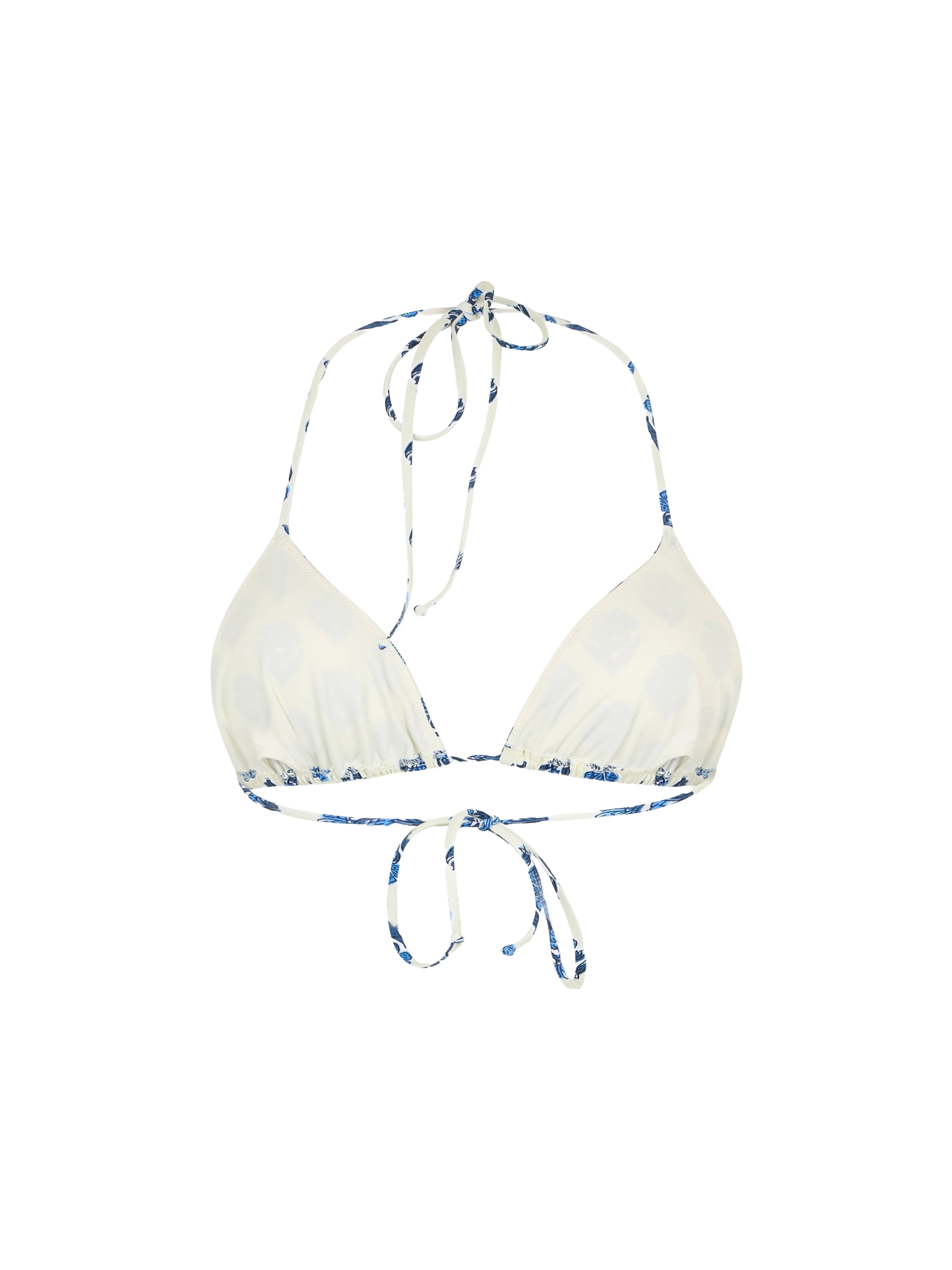 Woman jaipur flower triangle top swimsuit Leah - MC2 Saint Barth