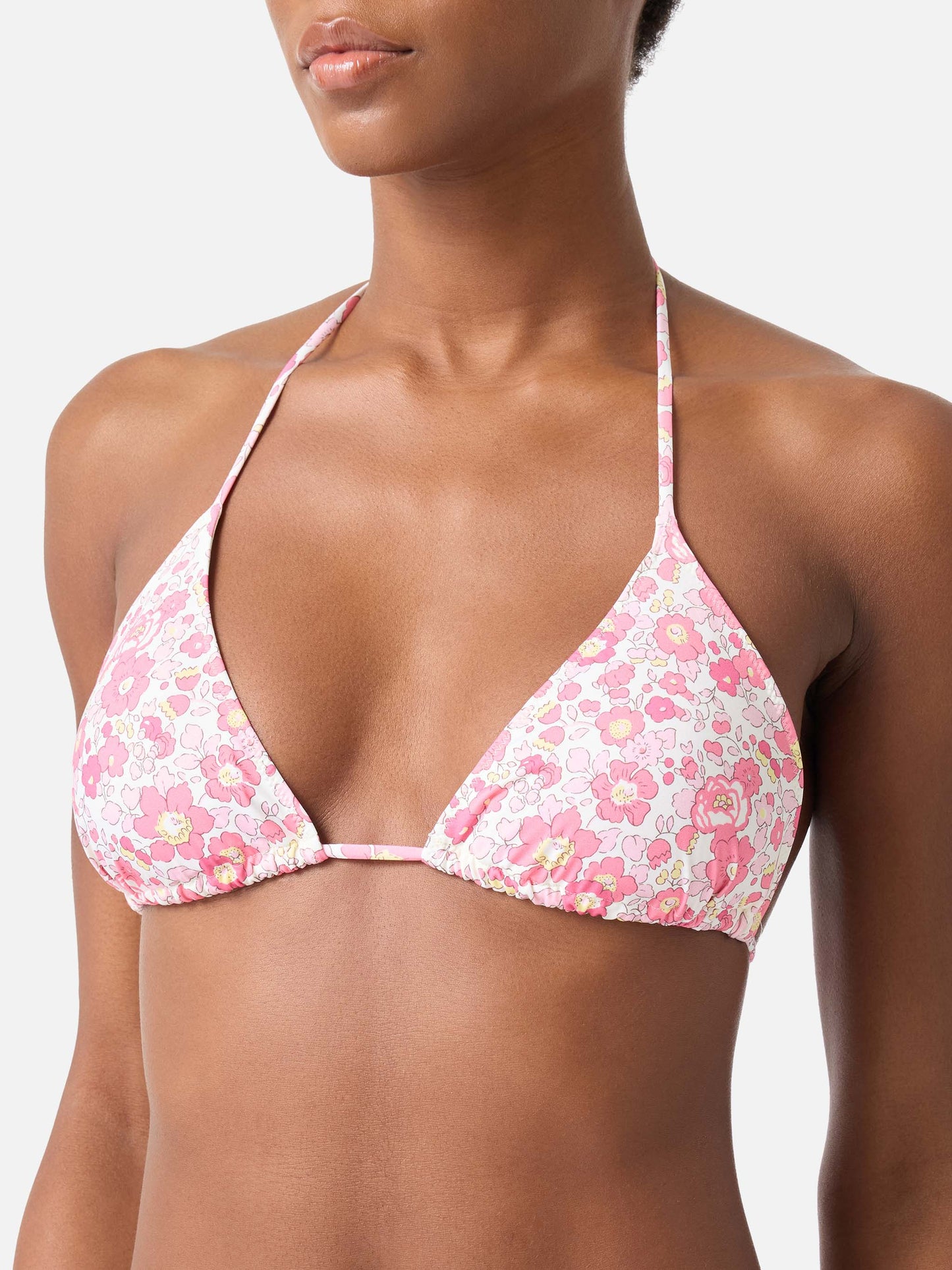Woman Betsy triangle top swimsuit Leah | MADE WITH LIBERTY FABRIC