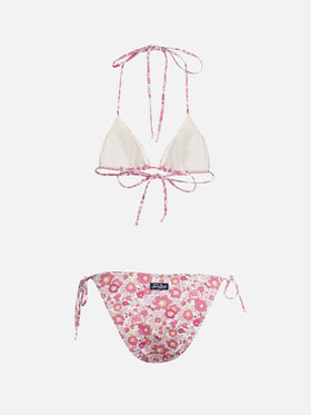 Damen-Bikini Betsy mit Triangel-Oberteil Leah Virgo | MADE WITH LIBERTY FABRIC 