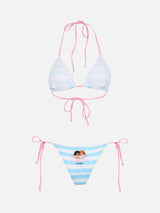 Bikini da donna a triangolo a righe Leah Marielle | EDIZIONE SPECIALE FIORUCCI