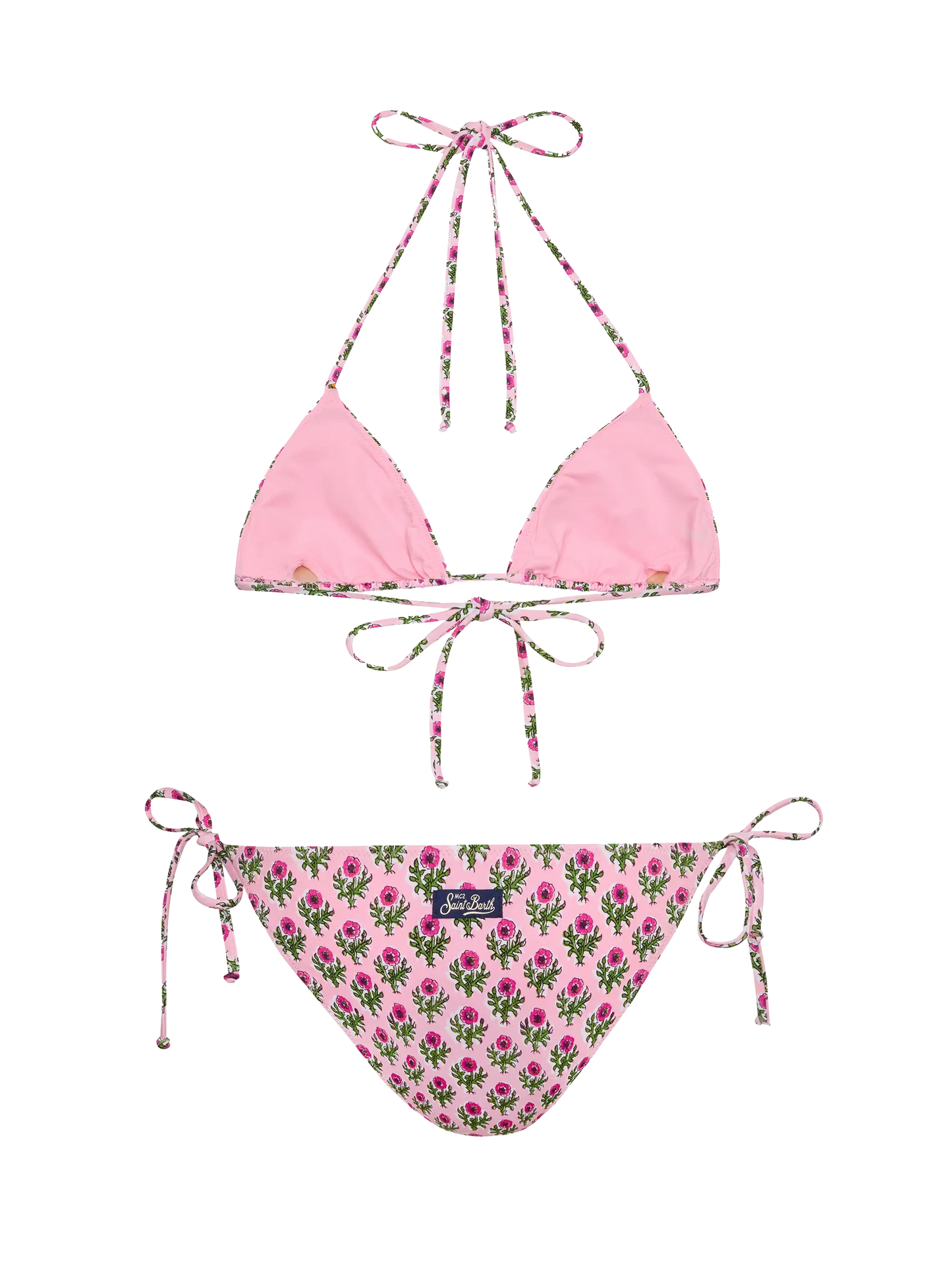Triangle bikini Leah Virgo with floral print - MC2 Saint Barth