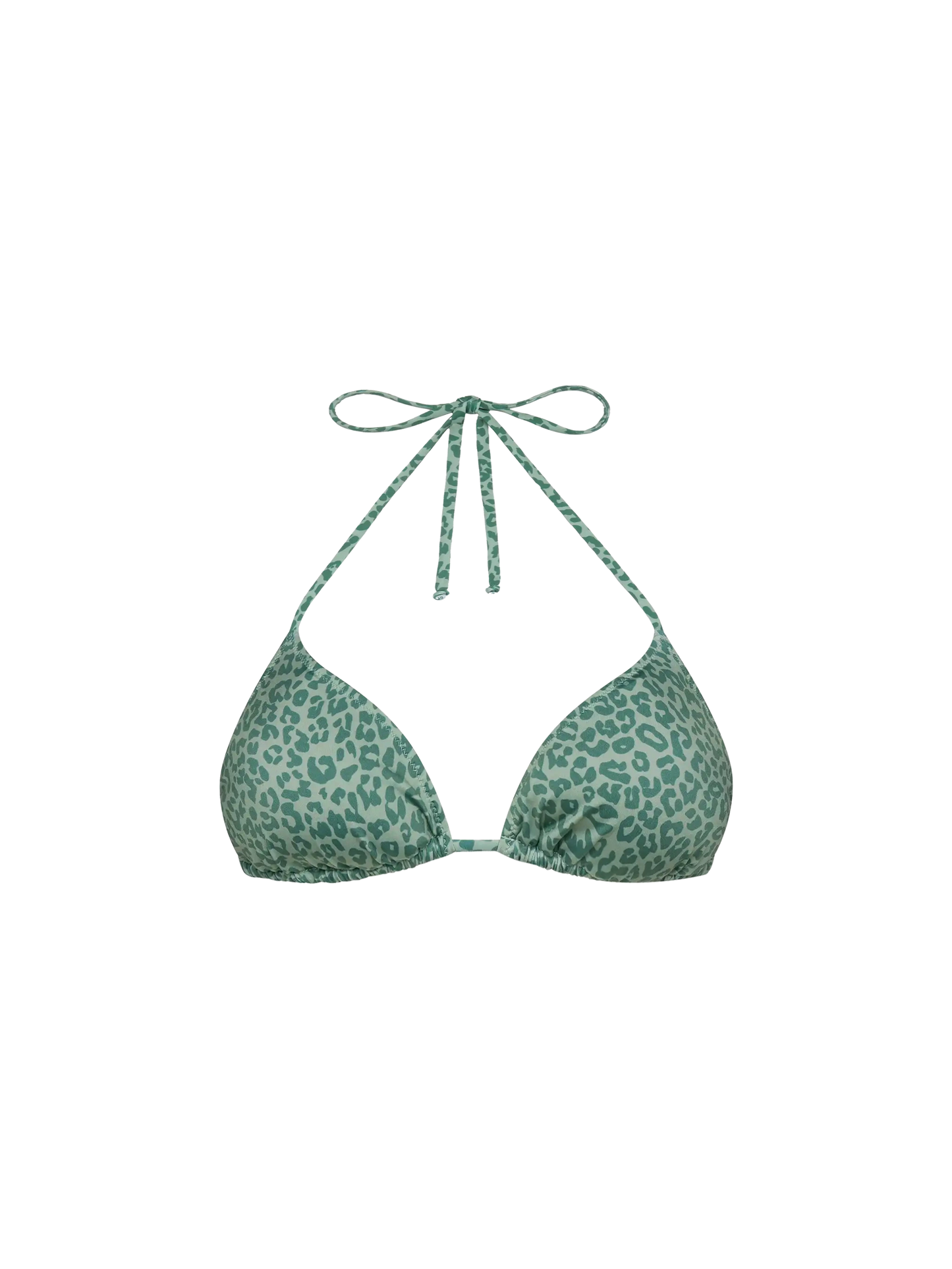 Leah triangle top swimsuit with animalier print - MC2 Saint Barth