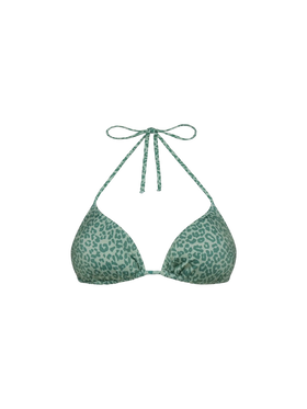 Leah triangle top swimsuit with animalier print - MC2 Saint Barth